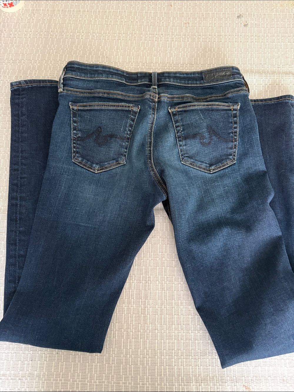 Ag Adriano Goldschmied Women's Dark Blue Skinny Jeans Sz 28 - Picture 5 of 6